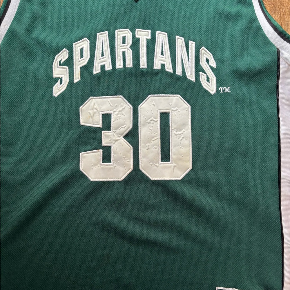 XL Spartans Green Basketball Jersey